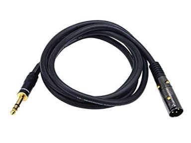 Monoprice 104765 35-Feet Premier Series XLR Male to 1/4-Inch TRS Male 16AWG Cable gold - Image 2