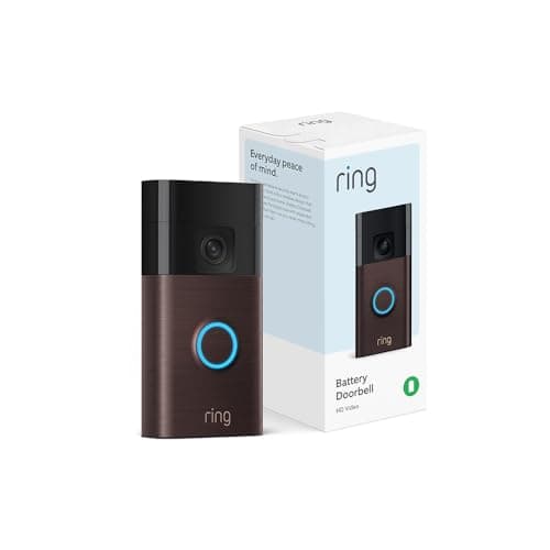Ring Battery Doorbell | Home or business security with Head-to-Toe Video, Live View with Two-Way Talk, and Motion Detection & Alerts (newest model), Venetian Bronze - Image 1