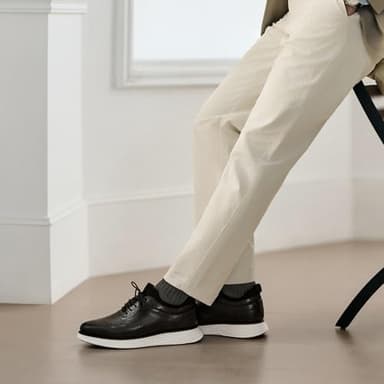 Bruno Marc Men's MaxFlex Dress Sneakers Oxfords Casual Wingtip Brogue Shoes,Size 10,Black,SBOX2326M - Image 10