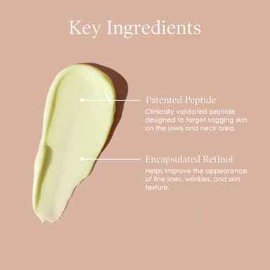 BODY FIRM Crepe Erase Neck Repair Treatment, Anti Aging Retinol Cream with Peptides, Shea Butter, Vitamin E, Squalane Oil, Wrinkle Cream for Crepey Skin Care and Firming Elasticity, 1.7 FL Oz - Image 4
