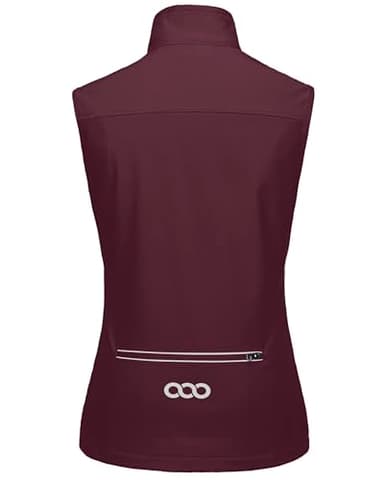 33,000ft Women's Lightweight Running Vest Outerwear with Pockets, Windproof Sleeveless Jacket for Golf Hiking Travel - Image 2