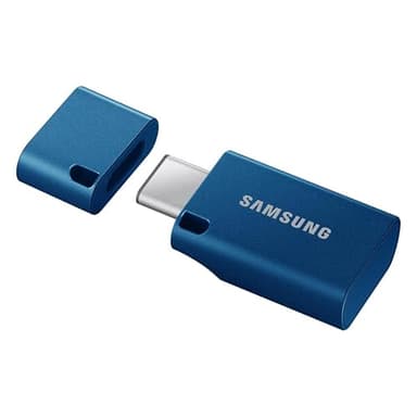 Samsung Type-C USB Flash Drive, 512GB, Transfers 4GB Files in 11 Secs w/Up to 400MB/s USB 3.2 Gen 1 Read Speeds, Compatible w/USB 3.0/2.0, Waterproof, 2022, Blue, MUF-512DA/AM - Image 1
