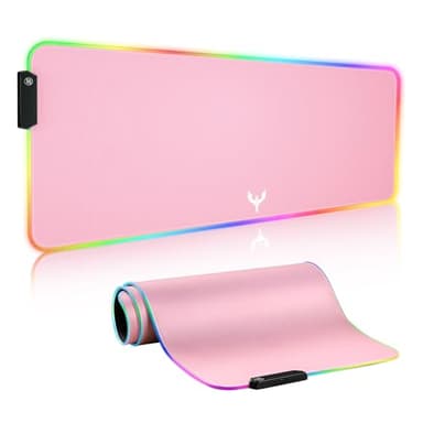 BladeHawks Extra Large RGB Gaming Mouse Pad-14 Light Modes, Extended Soft LED Mouse Pad, Anti-Slip Rubber Base, Computer Keyboard Mousepad Mat (31.5 x 12 Inch) - Image 1