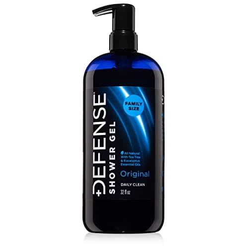 Defense Soap Body Wash 32 oz - Natural Shower Gel with Tea Tree Oil, Eucalyptus Oil, Rosemary and Aloe Vera, 32 Fl Oz (Pack of 1) - Image 1