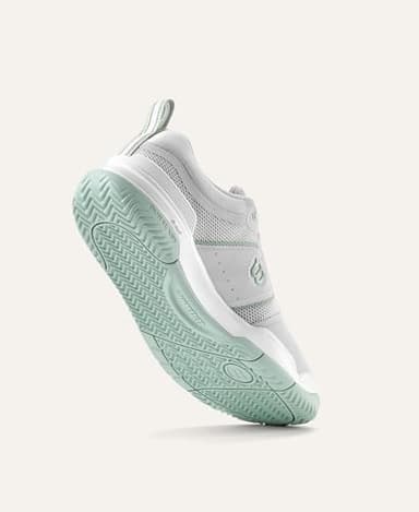 WILSON Women's Pickle Pro Sneaker, White/Surf Spray, 7.5 - Image 22