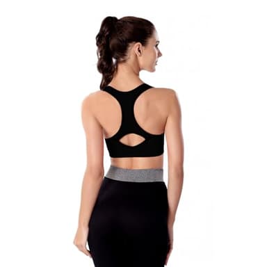 Double Couple Women Racerback Sports Bras for Women High Impact Workout Yoga Gym Fitness Bra - Image 3