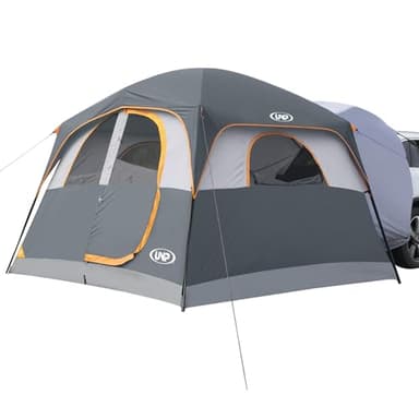 UNP SUV Tent for Camping, 6-Person Car Camping Tents, SUV Tailgate Tent for Outdoor, Easy Set Up with Rainfly 10'x9'x78in(H) (Gray) - Image 7