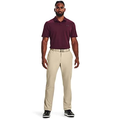 Under Armour Men's Performance 3.0 Polo, (600) Dark Maroon / / Pitch Gray, Large - Image 3