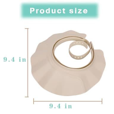 Baby Shower Cap Hat Soft Adjustable Bath Head Cap Visor for Washing Hair Safe Shampoo Shower Bathing Protection Head Eye Ear,Shampoo Caps for Toddler,Baby,Kids,Children,Makes the Bath More Fun - Image 7