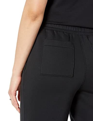 Amazon Essentials Women's Relaxed High Waist Joggers (Available in Plus Size), Black, Large - Image 3