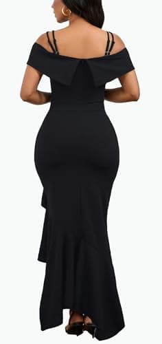 2025 Wedding Guest Dresses for Women Black Gowns Formal Evening Gala Mermaid Elegant Dresss - Image 4