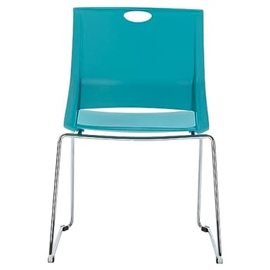 Sidanli Blue Stacking Chairs-Set of 4 - Image 6