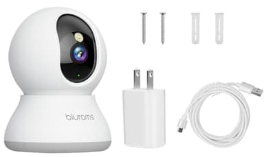 blurams Indoor Camera 2K, Cameras for Home Security 5G&2.4GHz, 360° Pet Camera w/Motion Tracking, Phone App, 2-Way Audio, IR Night Vision, Siren, Works with Alexa & Google Assistant - Image 10