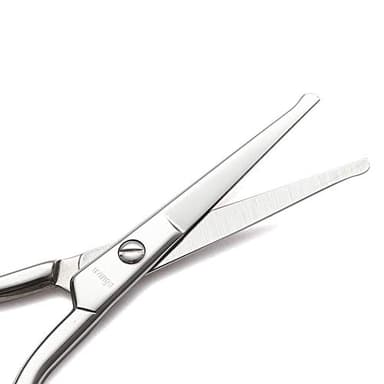 LIVINGO Premium Manicure Rounded Tip Scissors Multi-purpose Stainless Steel Cuticle Pedicure Beauty Grooming Kit for Nail, Eyebrow, Eyelash, Dry Skin, Nose Hair 3.5 inch - Image 8
