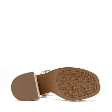 DREAM PAIRS Heels for Women Block Chunky Platform High Heels Open Toe GISELLE Fashion Wedding Party Evening Prom Dance Ankle Strap Dress Pump Sandals Shoes,Size 7,Nude - Image 7