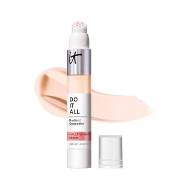 IT Cosmetics Do It All Radiant Concealer – Makeup Concealer – Hydrate & Brighten – Creaseless Medium Coverage & Radiant Finish – Niacinamide & Hyaluronic Acid - Fairest Neutral, 0.2 Fl Oz - Image 1