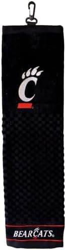 Team Golf NCAA Embroidered Golf Towel, Checkered Scrubber Design, Embroidered Logo - Image 3