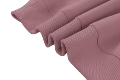 Lauweion Women Solid Basic Fleece Letter Loose Hoodie Sweatshirt Long Sleeve Kangaroo Pocket Drop Shoulder Pullovers Top Light Brown - Image 7