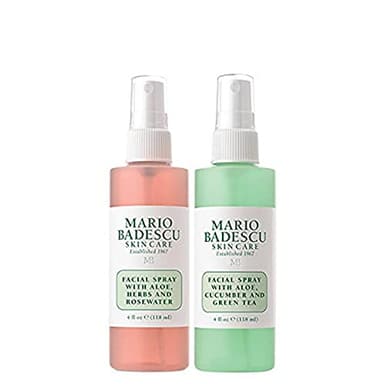 Mario Badescu Facial Spray Aloe, Rose Water and Cucumber - Green Tea Duo for Face, Neck or Hair, Cooling and Hydrating Face Mist for All Skin Types, Dewy Finish, 4 Fl Oz (Pack of 2) - Image 1