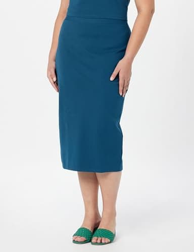 The Drop Women's Esmeralda Midi Skirt, Legion Blue, XXL, Plus Size - Image 5