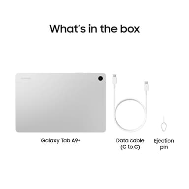 Samsung Galaxy Tab A9+ Plus 11” 128GB Android Tablet, Big Screen, Quad Speakers, Upgraded Chipset, Multi Window Display, Slim, Light, Durable, Kids Friendly Design, US Version, 2024, Silver - Image 10
