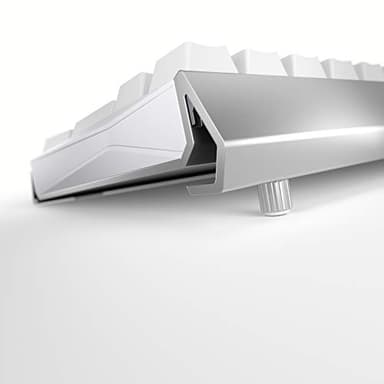 Cherry MX 3.0 S Wired Mechanical Gaming Keyboard. Aluminum Housing Built for Gamers w/MX Red Silent Switches. RGB Backlit Display Over 16m Colors. from The Makers of MX. Full Size. Pure White. - Image 4