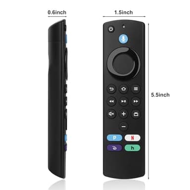 Replacement Voice Remote (3rd Gen) Fit for AMZ Smart TVs Cube/4K Max/4K/Stick/Stick Lite, Smart TV 3rd Gen and Compatible with Insignia-Toshiba-Pioneer-Smart-TVs - Image 3
