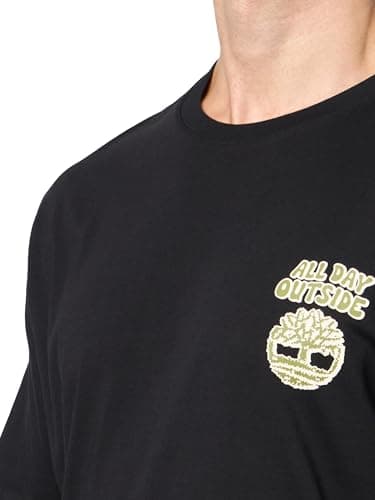 Timberland Men's All Day Outside Short Sleeve Tee, Black, X-Large - Image 3
