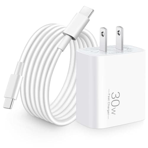 30W USB C Fast Charger for Google Pixel 10/10 Pro XL/10 Pro Fold/9/9 Pro XL/8/8a/8 Pro/7/7a/6/5/4/3 XL, 30 Watt Type C Super Fast Wall Charger Block with 6FT Charging Cable - Image 1
