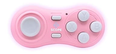 Scope Remote- Remote for Anki. Customizable with Anki Add-on, Compatible with Windows, Mac, iOS, iPad, and Android. Anki Clicker, Anki Controller. Pearl Pink, Plus (16-18 Hours Battery) - Image 1