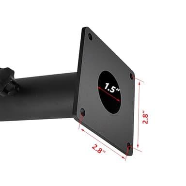 VANROUG Patio Umbrella Base Heavy Duty Umbrella Holder Outdoor Umbrella Base Stand Mount Double Hand-Turn Knob for Deck,Patio, Dock,Boat,Courtyard Balcony,Garden,Pontoons,Picnic Table - Image 4