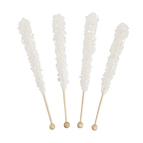 Fun Express Rock Candy Pop Sticks (White) - VBS Vacation Bible School Supplies/Decor