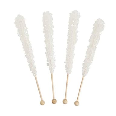 Fun Express Rock Candy Pop Sticks (White) - VBS Vacation Bible School Supplies/Decor