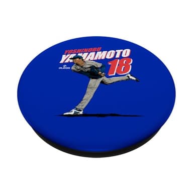 Yoshinobu Yamamoto| Baseball MLB Players | MLBYAM3006 PopSockets Adhesive PopGrip - Image 2