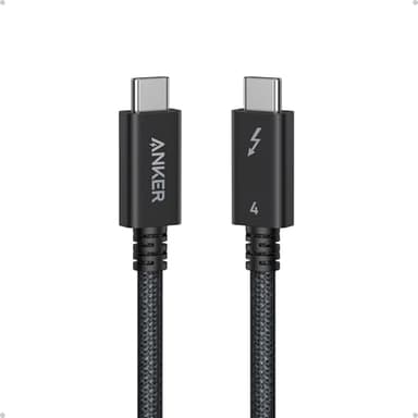 Anker Prime Thunderbolt 4 Cable, 3.3 ft USB C to USB C Cable, 240W Charging, 40Gbps Data Transfer, Supports 8K/4K Displays, for iPhone 16 Series, MacBook Air, iPad, Samsung (Thunderbolt 4-Certified) - Image 1
