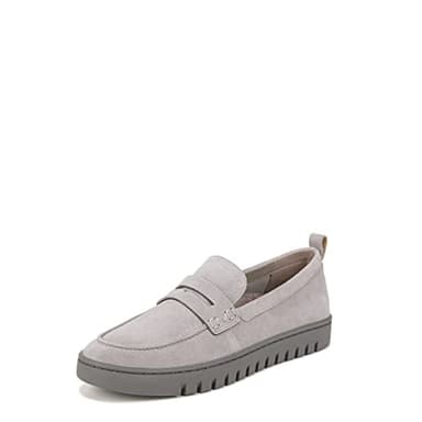 Vionic Women's Uptown Loafer, Light Grey Suede, 8 - Image 1