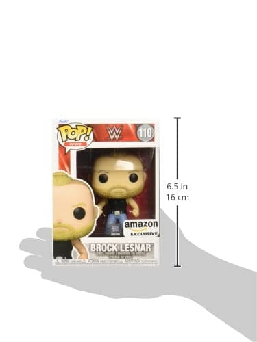 Funko Pop WWE: Brock Lesnar - Amazon Exclusive - Collectable Vinyl Figure - Gift Idea - Official Merchandise - Toys for Kids & Adults - Sports Fans - Model Figure for Collectors and Display - Image 3