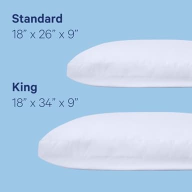 Casper Original Pillow for Sleeping, Standard, White, Two Pack - Image 5