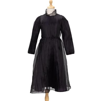 Wicked Elphaba Dress for Girls Premium Official Costume Black Dress with Purple Accents and Layers for Gorgeous Volume, Includes Hat, and Cape! [Amazon Exclusive] - Image 5