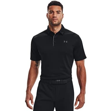 Under Armour Men's UA Tech Polo LG Black - Image 1