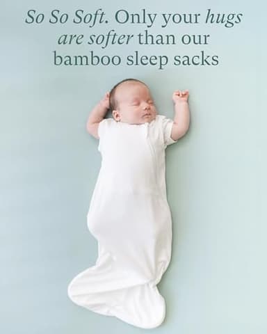 PurComfy Supersoft Sleep Sack 0.5 TOG, Premium Bamboo Viscose Baby Sleeping Bag, Lightweight Sleep Sack 3-6 Months - Image 3