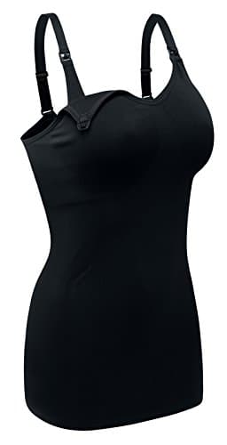 Womens Nursing Tank Tops Cami for Breastfeeding Maternity Postpartum Tops Adjustable Straps - Image 2