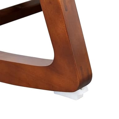 Yaheetech Upholstered Rocking Chair, Boucle Glider Chair Nursery Chair with High Back and Side Pocket, Rocking Accent Armchair with Rubber Wood Legs for Living Room/Bedroom/Nursery, Ivory - Image 10