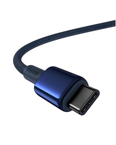 Baseus USB C Cable, 100W PD 5A QC 4.0 Fast Charging USB C to C Cable, Zinc Alloy Nylon Braided USB Type C Charger Cord for iPhone 16 15 Pro/Plus/Pro Max, MacBook, iPad Pro, Galaxy S24 S23+ (6.6ft) - Image 1