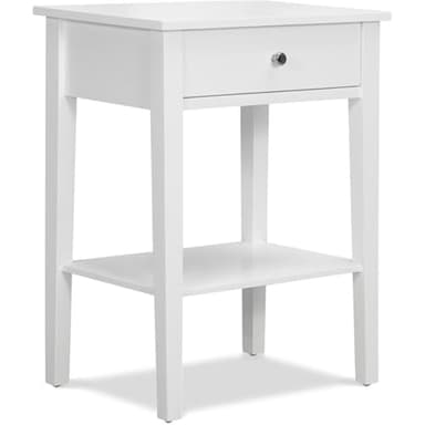 Finch Sloan Side Table, white - Image 1
