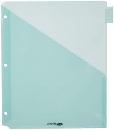 Amazon Basics Tab Dividers for 3 Ring Binder, Two Pocket, Letter Size, Assorted Colors, 24 Count - Image 3