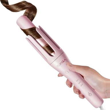 TSUYAGLA Automatic Curling Iron,1 1/4 Hair Curler with 3 Temperatures, 10S Fast Heating, 2-Way Rotation, 30 Min Auto Shut-Off, 500 Million Ionic, Anti-Scald-Tangle for Long Hair - Image 1