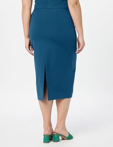 The Drop Women's Esmeralda Midi Skirt, Legion Blue, XXL, Plus Size - Image 6