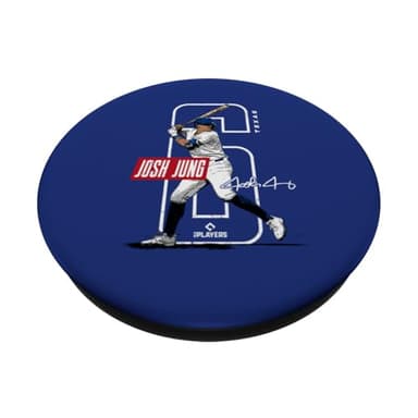 Josh Jung | Texas Baseball Players | MLBJOJ3002 PopSockets Adhesive PopGrip - Image 2