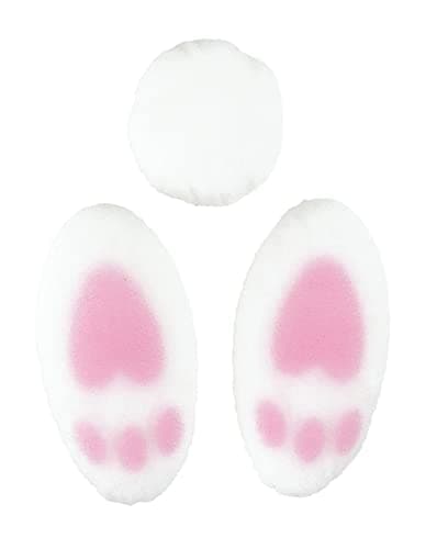 Lucks Dec-Ons Molded Sugar Cake Top, Bunny Tails and Toes Set, 3/4-1 1/2 Inch, 40 Count - Image 1